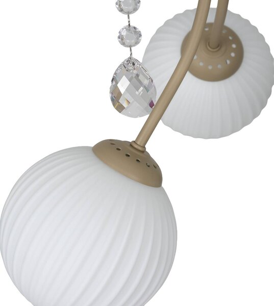 Lampa sufitowa Celeste Milagro Lighting, możliwość ściemniania, mosiężny / złoty, salon / jadalnia, metal