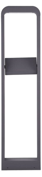 Słupek oświetleniowy LED Darko Lindby, aluminiowy / szary / cynkowy, aluminium, nowoczesny