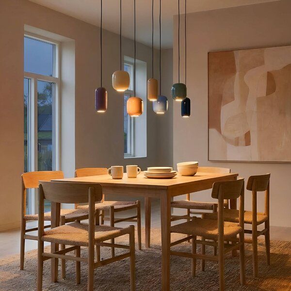Lampa wisząca Narion Lucande, możliwość ściemniania, multikolor, salon / jadalnia, metal, design