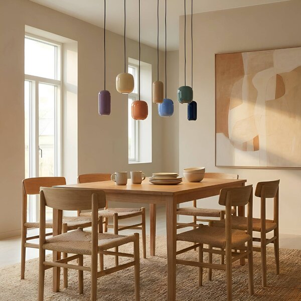 Lampa wisząca Narion Lucande, możliwość ściemniania, multikolor, salon / jadalnia, metal, design