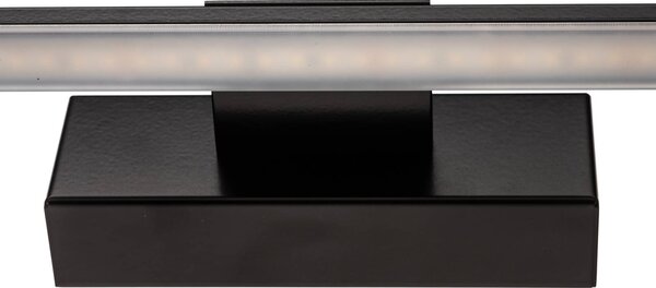 Kinkiet Miroir MCJ, czarny, łazienka, aluminium, nowoczesny