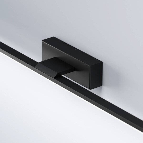 Kinkiet Miroir MCJ, czarny, łazienka, aluminium, nowoczesny