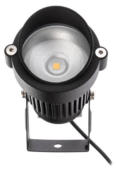 Lampa z grotem ziemnym LED Malida, zestaw 3 sztuk, czarna Malida Lindby, czarny, aluminium, nowoczesny