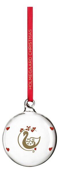 Szklana ręcznie dmuchana bombka ø 6,5 cm Ann-Sofi Romme Annual Christmas Bauble 2025 – Holmegaard