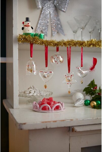 Szklana ręcznie dmuchana bombka ø 6,5 cm Ann-Sofi Romme Annual Christmas Bauble 2025 – Holmegaard
