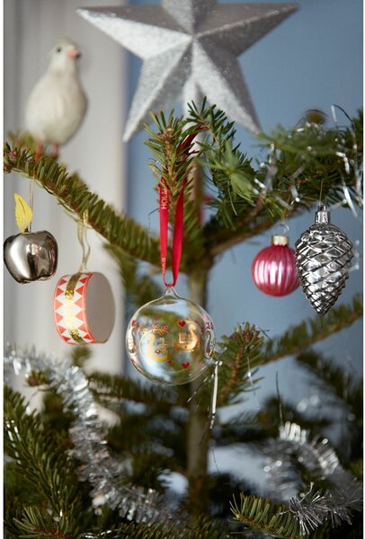 Szklana ręcznie dmuchana bombka ø 6,5 cm Ann-Sofi Romme Annual Christmas Bauble 2025 – Holmegaard