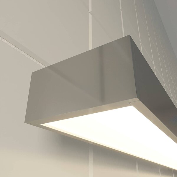 Kinkiet Alenia Lindby, chromowy / srebrny, łazienka, aluminium, nowoczesny