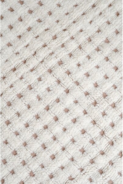Wełniany dywan odpowiedni do prania/tkany ręcznie w kolorze kości słoniowej 140x200 cm Unexpected Wool – Lorena Canals