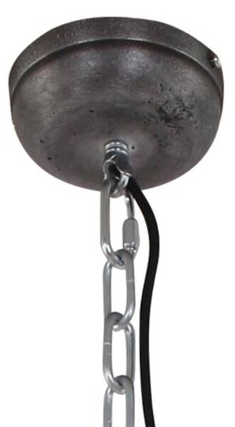 Steinhauer Lampa wisząca Bikkel, możliwość ściemniania, czarny, salon / jadalnia, metal, industrialny
