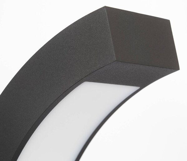 Lampa ogrodowa stojąca LENNIK Lucande, czarny, aluminium, nowoczesny