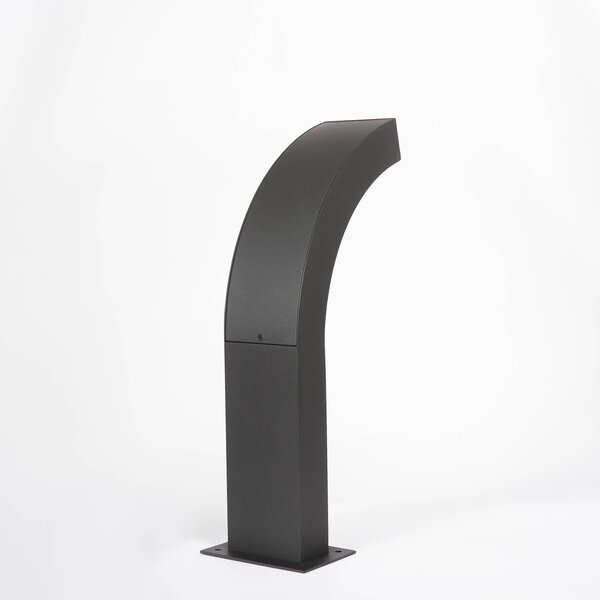 Lampa ogrodowa stojąca LENNIK Lucande, czarny, aluminium, nowoczesny