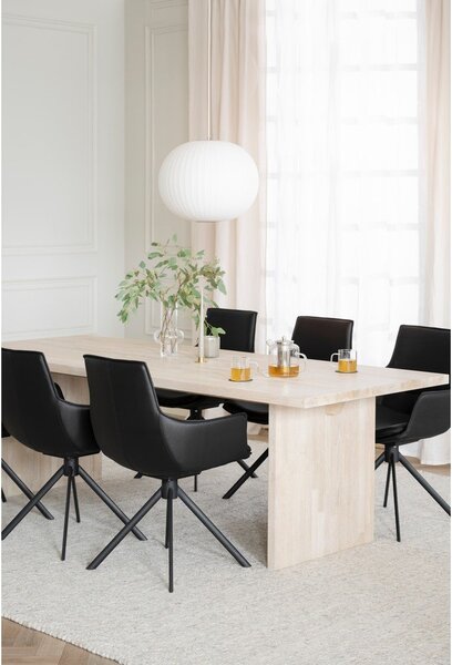Stół z litego drewna dębowego 240x95 cm Emmett – Rowico