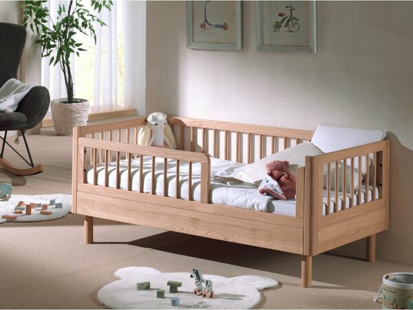 Łóżeczko z litego drewna dębowego 70x140 cm Forrest – Vipack