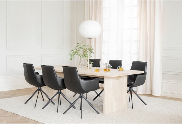 Stół z litego drewna dębowego 240x95 cm Emmett – Rowico
