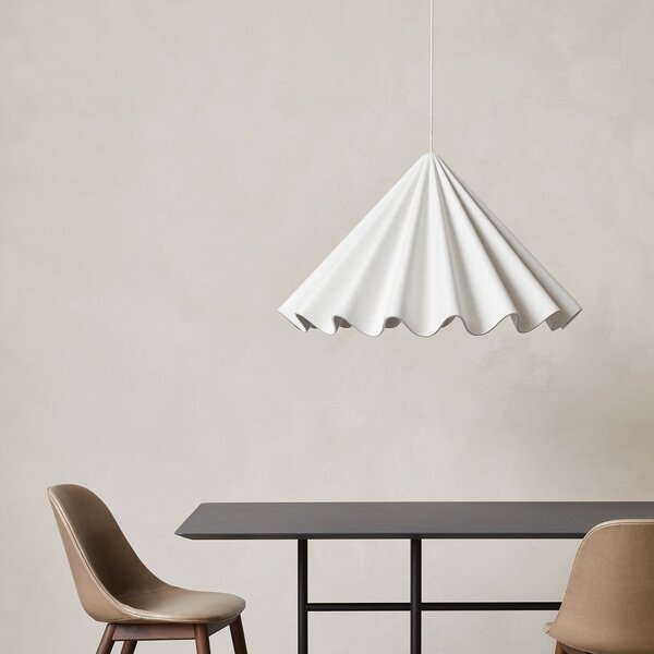 Lampa Wisząca Audo Copenhagen, Dancing, ściemnialny, biały, salon, tkanina | tekstylia, design