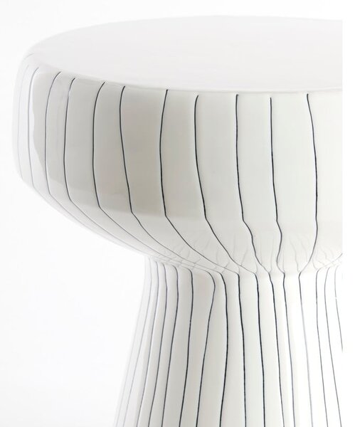 Metalowy okrągły stolik ø 38 cm Dakwa – Light & Living