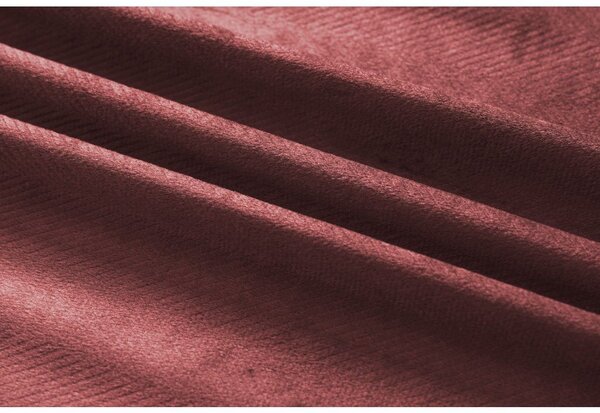 Zasłona zaciemniająca ELVIO VELVET 140x250 cm, staroróżowa Zawieszanie: Metalowe pierścienie
