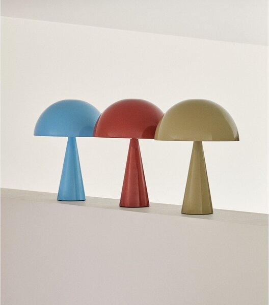 Jasnoniebieska lampa stołowa (wysokość 33 cm) Mush – Hübsch