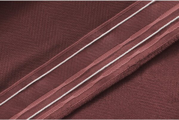 Zasłona zaciemniająca ELVIO VELVET 140x250 cm, staroróżowa Zawieszanie: Metalowe pierścienie