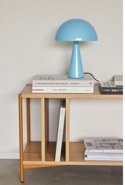 Jasnoniebieska lampa stołowa (wysokość 33 cm) Mush – Hübsch