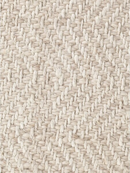 Kremowy chodnik z mieszanki wełny tkany ręcznie 80x200 cm Majoli – Elle Decoration