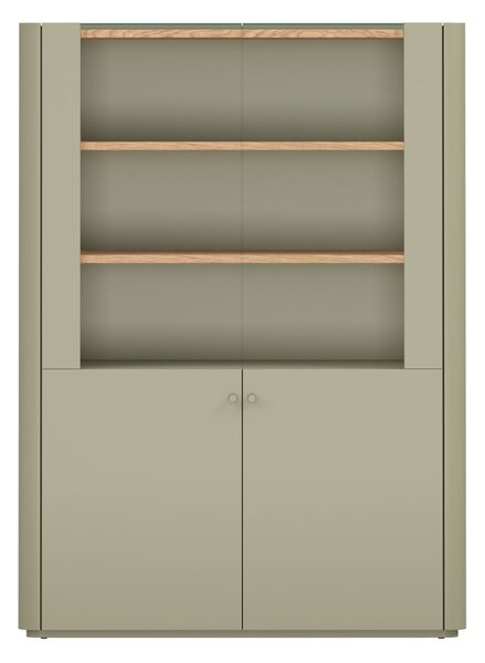 Witryna Elivo 100 cm dwudrzwiowa - eukaliptus / dąb baltic dune