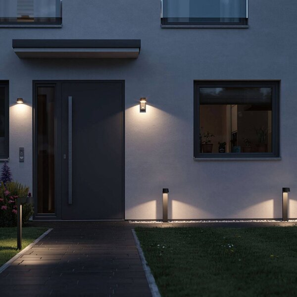 Paulmann Lampa ogrodowa stojąca Capea, czarny, aluminium, nowoczesny
