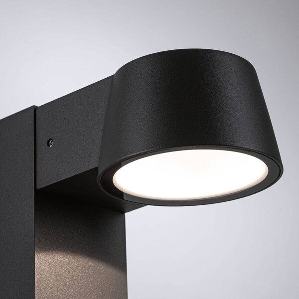 Paulmann Lampa ogrodowa stojąca Capea, czarny, aluminium, nowoczesny