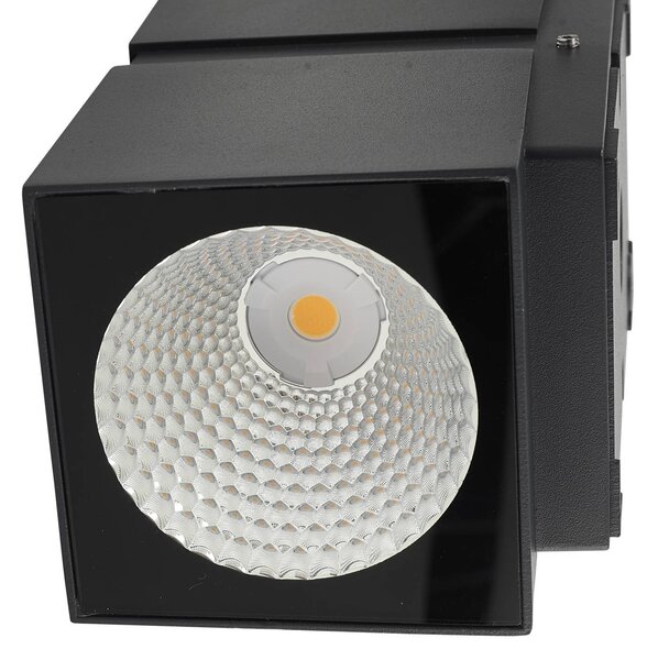 Kinkiet zewnętrzny LED Gabriela Lucande, aluminiowy / szary / cynkowy, aluminium, nowoczesny
