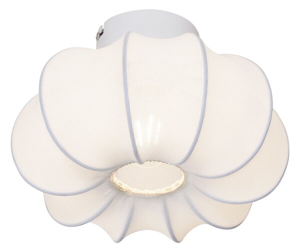Lampa sufitowa Japandi biała 27 cm - Plu Asyesha