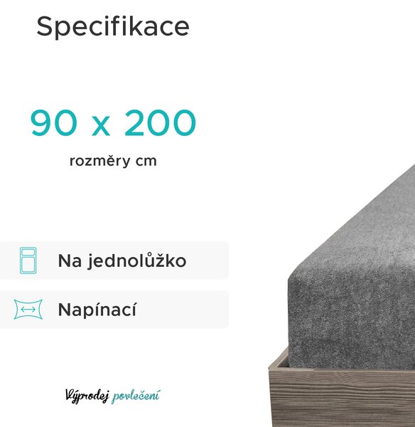 Kremowe prześcieradło frotte 90 x 200 cm