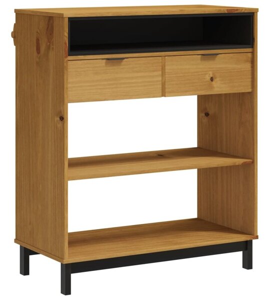 Stolik barowy flam, 92x45x110 cm, lite drewno sosnowe