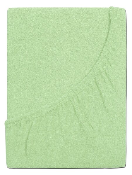 4Home prześcieradło frotte Ideal zielony, 70 x 140 cm, 70 x 140 cm