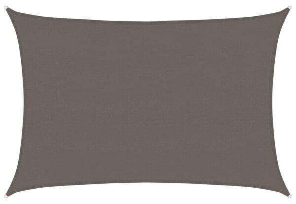 Żagiel przeciwsłoneczny, 160 g/m², antracytowy, 5x6 m, hdpe