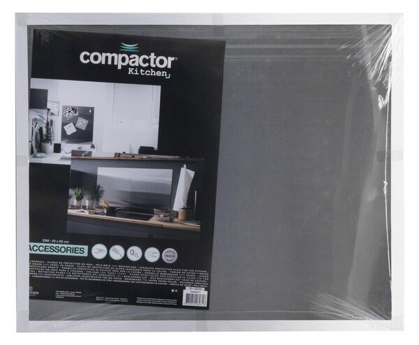 Płyta ochronna na ścianę przy kuchence ze stali nierdzewnej 50x60 cm Splash – Compactor