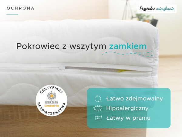 Materac kieszeniowy SOMMERA 18 cm 80 x 200 cm Ochrona materaca: BEZ ochraniacz na materac
