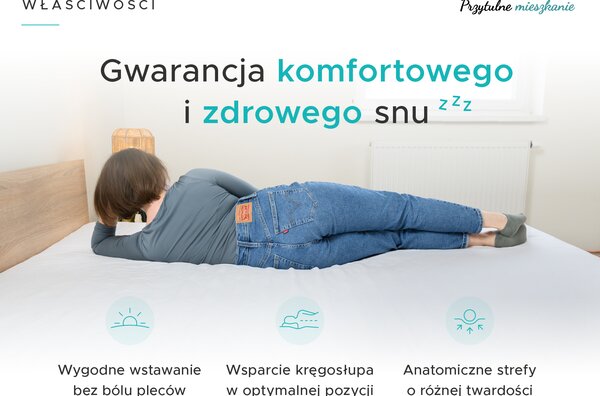 Materac kieszeniowy SOMMERA 18 cm 80 x 200 cm Ochrona materaca: BEZ ochraniacz na materac