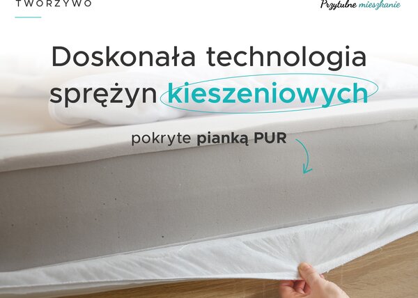 Materac kieszeniowy SOMMERA 18 cm 80 x 200 cm Ochrona materaca: BEZ ochraniacz na materac