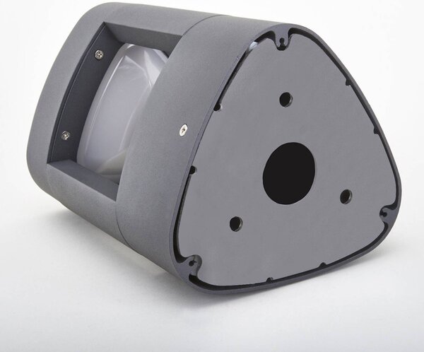 Lampa ogrodowa stojąca Pirron Lucande, czarny, aluminium, nowoczesny