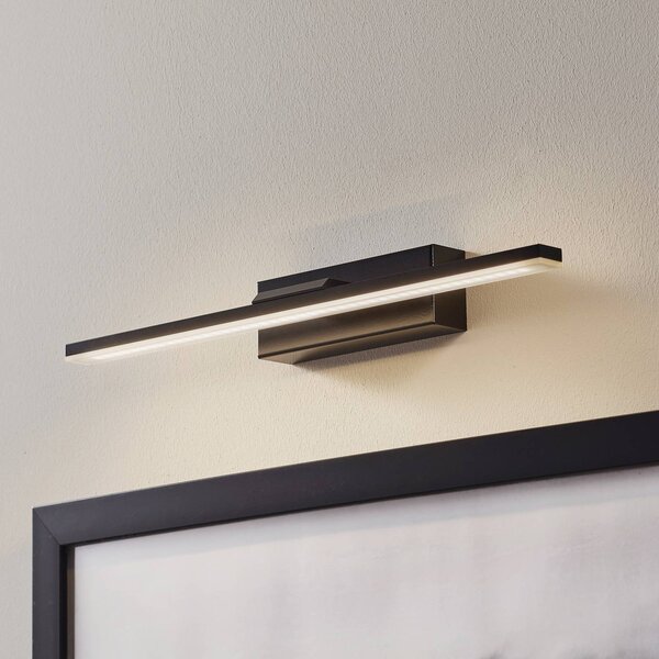 Kinkiet Miroir MCJ, czarny, łazienka, aluminium, nowoczesny
