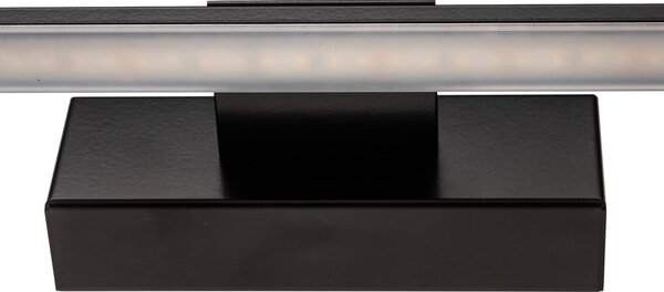 Kinkiet Miroir MCJ, czarny, łazienka, aluminium, nowoczesny