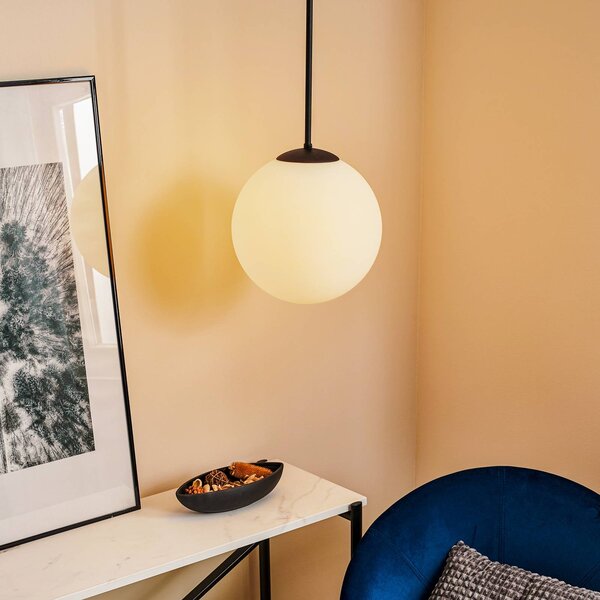 Lampa wisząca Dione ALDEX, możliwość ściemniania, biały / opal, salon / jadalnia, szkło, nowoczesny