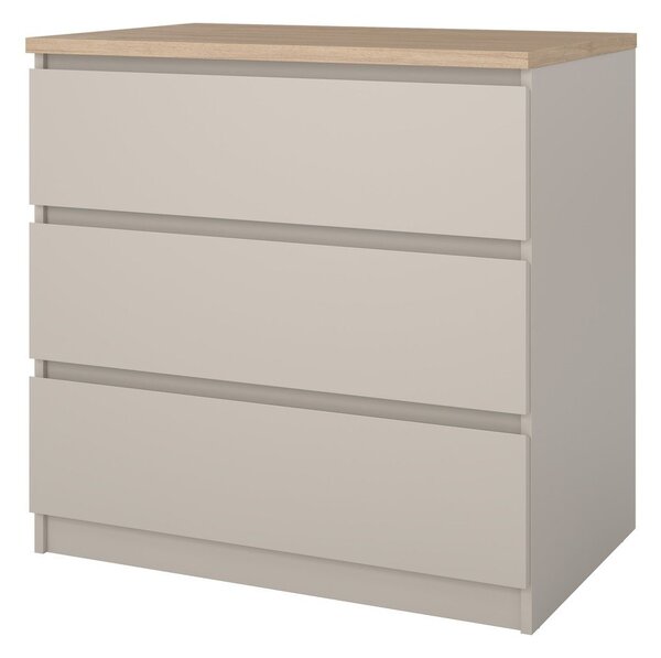 Kremowa komoda 77x76x50 cm Naia – Tvilum