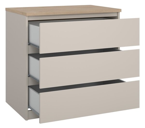 Kremowa komoda 77x76x50 cm Naia – Tvilum