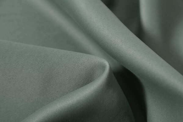 Szaro-zielona zasłona OXFORD 140x250 cm Zawieszanie: Metalowe pierścienie