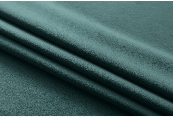 Zasłona zaciemniająca VELVET 140x250 cm, turkusowa Zawieszanie: Taśma z wiązaniami