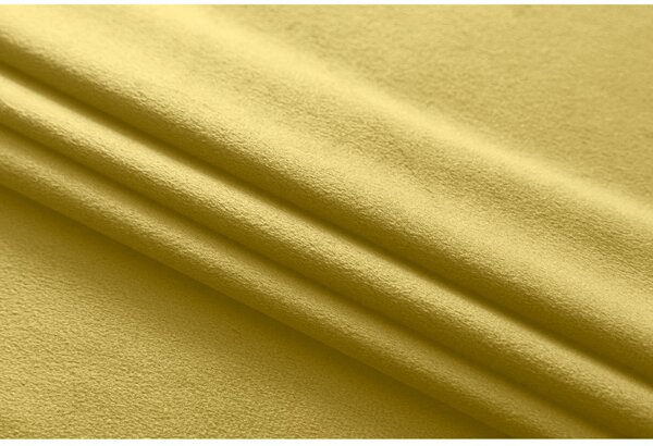 Zasłona zaciemniająca VELVET 140x270 cm, musztardowy Zawieszanie: Taśma z wiązaniami