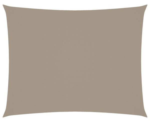 Prostokątny żagiel ogrodowy, tkanina oxford, 2,5x4 m, taupe