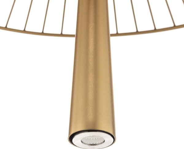 Forestier Lampa wisząca designerska Gravity 2, mosiężny / złoty, kuchnia, metal, design