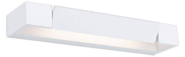 Paulmann Kinkiet LED Lucille, możliwość ściemniania, biały / opal, łazienka, aluminium, nowoczesny